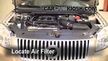 2008 Mercury Sable Premier 3.5L V6 Air Filter (Engine) Check